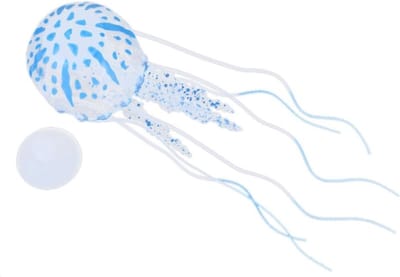 Kwal Ornament voor Aquarium – Blauwe Kwal Aquarium Decoratie – 15*6.5 cm