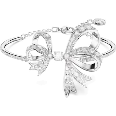 Swarovski Volta Fashion Veelzijdig Casual Strik Rhodium-Vergulde Armband Damesarmband 5647563 Box (Random Color) gray