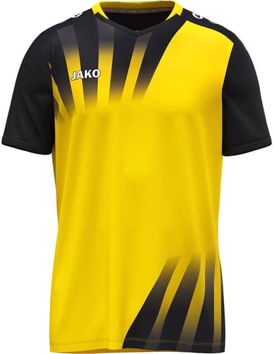 Jako Vintage Shirt Korte Mouw Heren - Geel / Zwart | Maat: S