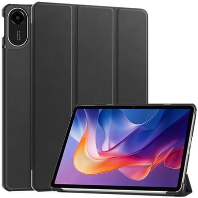 Coverup Tablethoes geschikt voor Xiaomi Redmi Pad 2 Hoesje - Tri-Fold Book Case met Wake/Sleep - Zwart