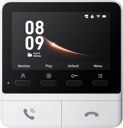 Videodeurbel Monitor - Intercom Scherm - Veilige Toegang - 4.3 Inch Display - 12.4cm Hoog