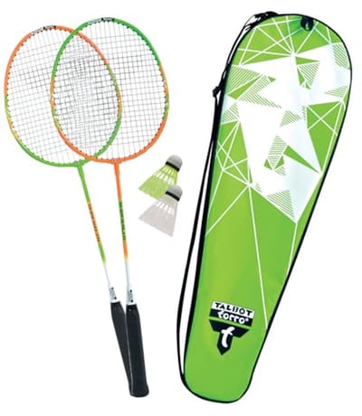 Badminton Set - Shuttlecock Set - Vrijetijdsport - Gehard Staal Rackets - 2 Spelers - Meerkleurig
