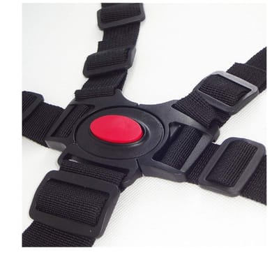 5-point harness safety belt, 5-point harness high chair, universal 5-point harness, stroller, adjustable high chair, safety belt for stroller, buggy, high chair, baby belt