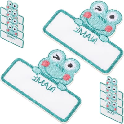 Naamlabels voor Kleding - Stoffen Labels - Kleding Personaliseren - Zelf Strijkbaar - 10 Stuks - Lichtgroen