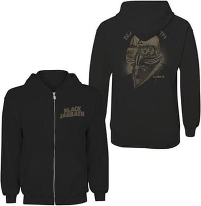 Black Sabbath - Tour 1978 Vest met capuchon - S - Zwart