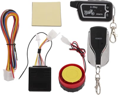 Motorfiets Alarm Systeem - Tweerichtings Systeem - Voertuig Beveiliging - Afstandsbediening Met LCD - 150m Bereik - Zwart