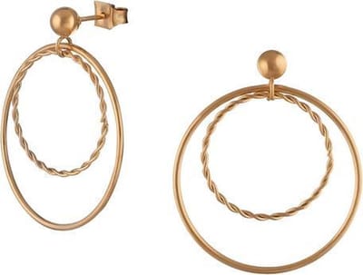 Amanto Oorbellen Boyen - 316L Staal - Ringen - 30x25mm