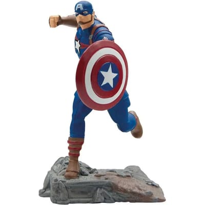 Bullyland 11335 – Speelfiguur en verzamelfiguur Captain America uit Avengers, ca. 11 cm – levensecht en detailrijk vormgegeven – ideaal als taartfiguur en klein cadeautje voor kinderen vanaf 3 jaar.