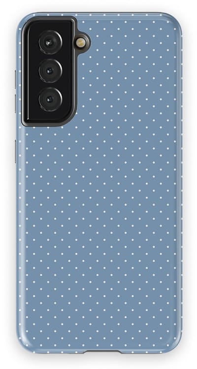 Micro Dots Tough Hoesje Samsung Galaxy S21 | Geschikt Voor Mag | Stippen Motief Backcover Samsung Galaxy S21 Sky Spark