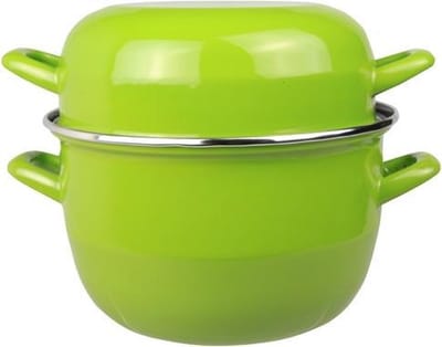 Cosy&Trendy Mosselpan 2 kg - Ø 20 cm - Klassieke vuren - Groen