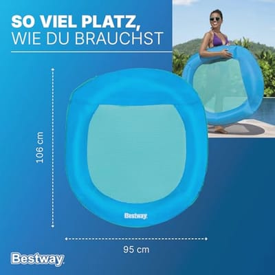 Opblaasbaar matras 106 x 95 cm voor comfort en gemak