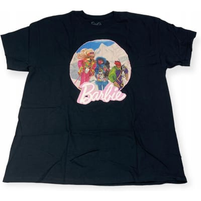 Koszulka T-shirt męski okrągły dekolt SPENCER'S BARBIE XL gray