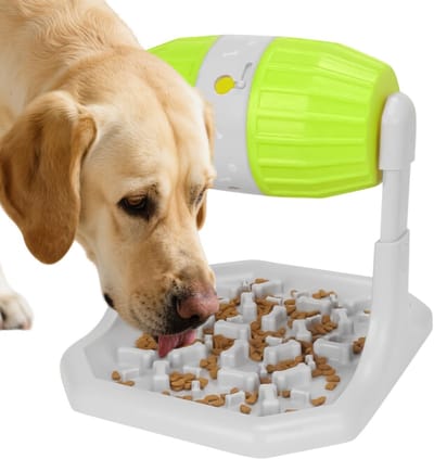 Hond Slow Feeder - Anti-schrokbak Speelgoed - Interactief Voeren - Stimuleert Gezond Eten - 32 x 26 x 23 cm