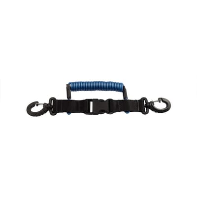 Procean spiraalkoord | 1.8 meter | met clip | blauw