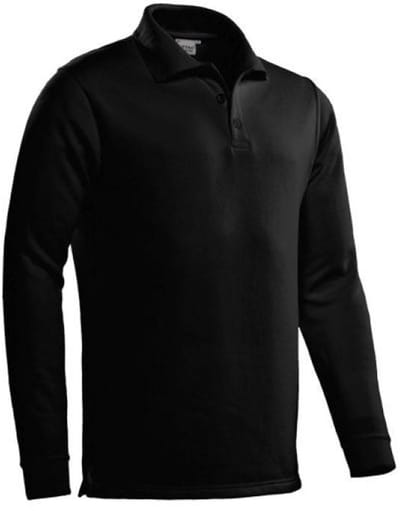 Santino Matt Polo-shirt lange mouwen - Marine - XXXL