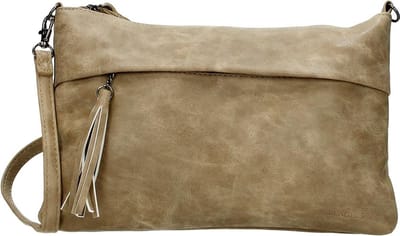 Beagles La Costera Crossbody Schoudertasje Polstas Avondtasje - Taupe