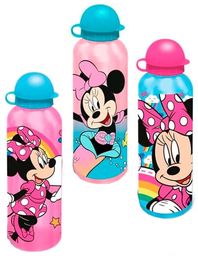 Disney Minnie Mouse Aluminium Drinkfles 500 ml. - Schoolfles - 1 Stuks - Asorti