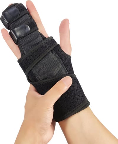 U Fit One Vingerspalk - Vingerbrace - Handbrace - Rechttrekken of Ondersteunen van Vinger - 1 Stuk - Rechts