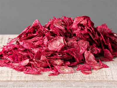 Decoratie droogbloemen 007 roze