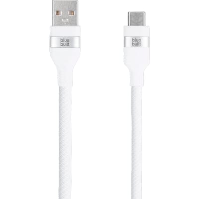 BlueBuilt Usb A naar Usb C Kabel 3m Nylon Wit