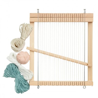 Micki houten weefraam - creatief speelgoed met garen voor kinderen.