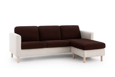 Belmarti® Zitkussenhoes Bali - 130cm tot 185cm breed Bruin - Premium universele Belmarti® kussenhoezen voor zitbanken, caravans, boten en campers