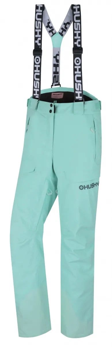 Husky skibroek voor dames Grati L Stretch 20.000 membraan - Licht Groen