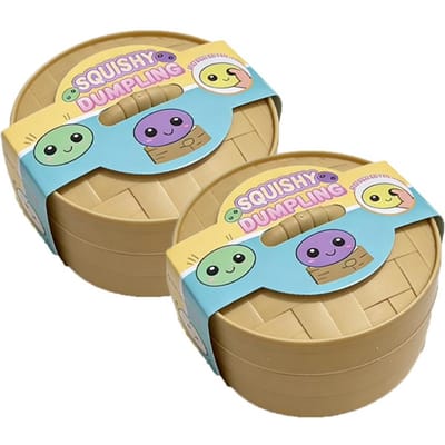 Levendige 12 Stuks Meerkleurige Dumpling Squishes Stressballen Langzaam Rijzend Schattig Stoom Broodje Kneed Speelgoed Angst Verlichtend Voor Kinderen Volwassenen