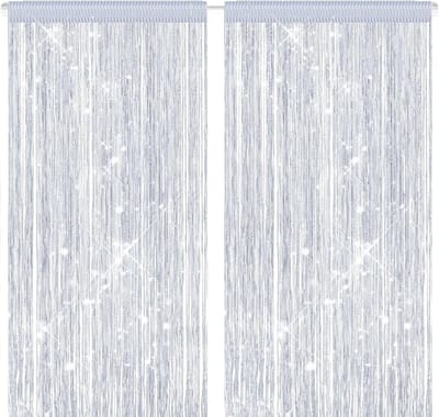 Dailygoods- Vliegengordijn 100 x 200 cm - Draadgordijn - Insectengordijn - Vliegenbescherming - Terrasdeur - 2 Stuks van 100% Polyester - Deurgordijn
