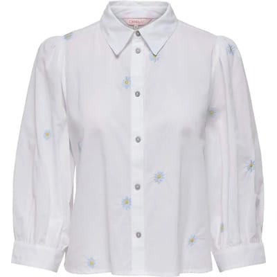 ONLY - ONLCANDY 3/4 CROPPED SHIRT WVN - Dames - Blouses