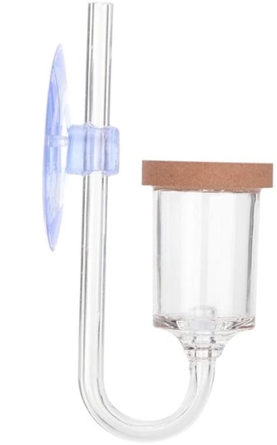 Allecto - Aquarium CO2-diffuser 2 in 1 - Geïntegreerde bellenteller