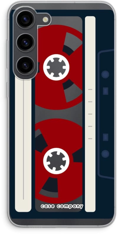 Case Company® - Hoesje geschikt voor Samsung Galaxy S23 Plus hoesje - Here's your tape - Soft Cover Telefoonhoesje - Bescherming aan alle Kanten en Schermrand