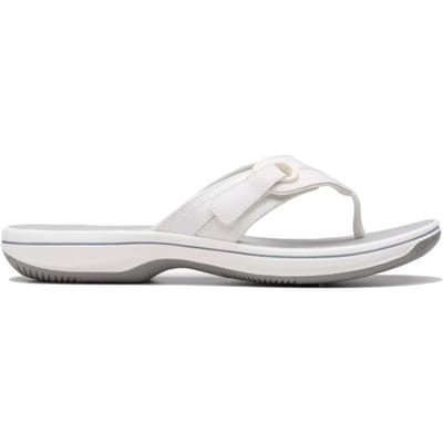 Clarks Brinkley Reyna - dames sandaal - Wit - maat 37 (EU) 4 (UK)