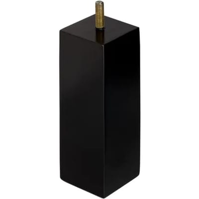 Duraline Meubelpoot Vierkant Hout Zwart 5x5x15cm Beuken Fsc