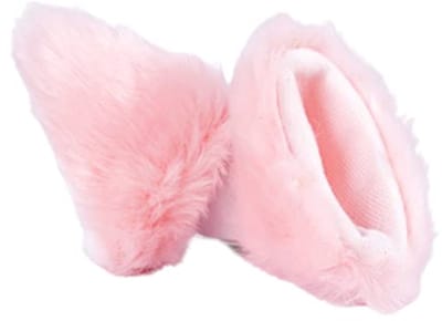 2 Pcs Pluche Kattenoren, Schattige Accessoires voor Fiets, Skiën en Motorhelmen, Perfect voor Wintersport