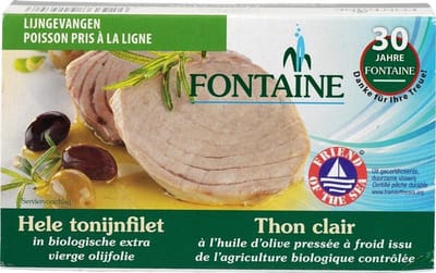 Fontaine Tonijnfilet in olijfolie 120 gram