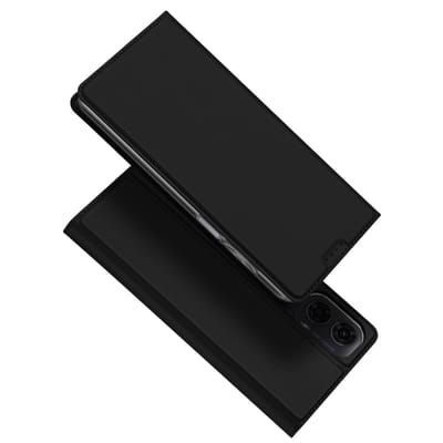 Dux Ducis - Telefoon Hoesje geschikt voor de Motorola Moto G04 - Skin Pro Book Case - Zwart