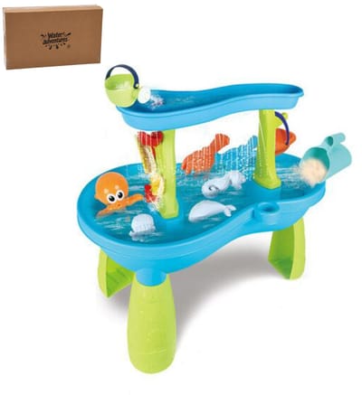 Sproutly Watertafel - Water Adventures - Zandtafel - Waterspeeltafel - Zandbak - Buitenspeelgoed - Waterspeelgoed voor kind - Met 11-delig accessoireset