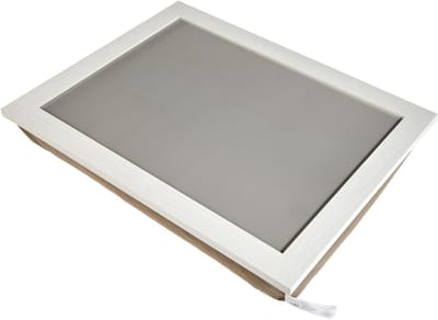 Core® Schootkussen Dienblad -Scchootdienblad - Schootkussen Tablet - Grijs - 43cm x 6cm x 32cm