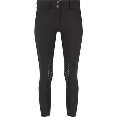 Kentucky Horsewear - Rijbroek Miami - Dames - Full Grip - 4 Way Stretch - Zwart - Maat 34 - Slim Fit & Ademend