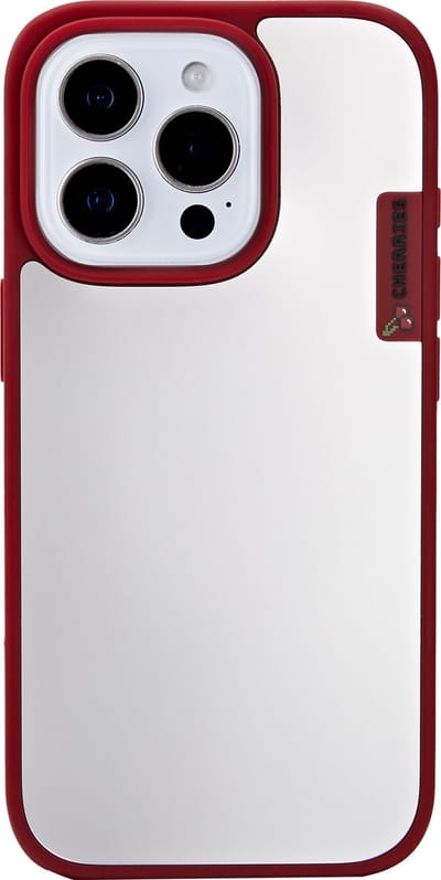 CHERRIES telefoonhoesje voor iPhone 14 - MagSafe-Ready Case - Schokbestendig - Spiegel - Rood - Cherries Geur