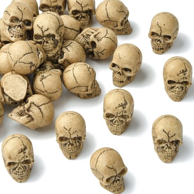 Dailygoods- Hars Schedel Beeldjes Set van 30 - Miniaturen