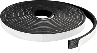 Dikke Elastische Schuimtape 15 mm Breed x 5 mm Dik, 5 m Lang, Effectieve Isolatie voor Ramen en Deuren, Geluiddemping en Warmtebehoud