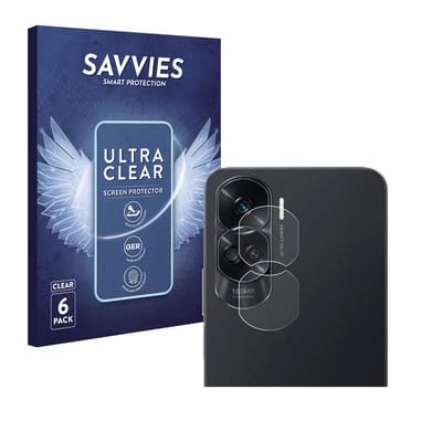 Savvies - Screenprotector voor Honor 90 Lite (ALLEEN Camera Lens) - Folie Beschermfolie transparant 6 Stuks