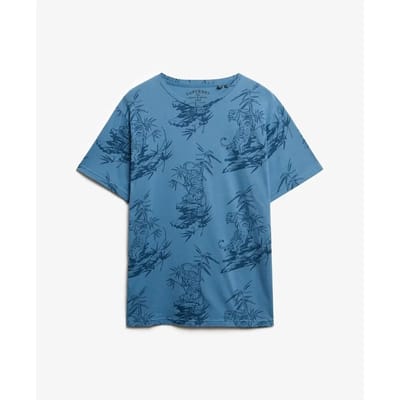 Superdry - Classic Essential T-shirt met print - Heren - T-shirts