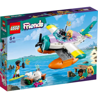 LEGO Friends Reddingsvliegtuig op zee Vliegtuig Speelgoed en Dieren Figuren Set - 41752