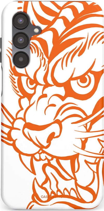 Casetastic Hoesje Geschikt voor Samsung A16 - Stijlvolle Beschermende Duo-layer Case - Wilde lijnen