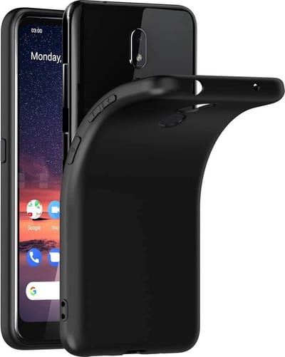 Silicone hoesje Geschikt voor: Nokia 3.2 -  zwart