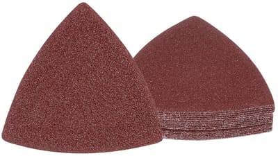LIVIA HOME- Schuurpapier Set - Driehoekig 80mm - Korrel 40-3000 - Aluminiumoxide - Antistatisch - Voor Hout/Metaal Slijpen - Schuurvellen