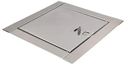 Schoorsteendeur 14x14cm RVS Inspectieklep voor Onderhoud en Reiniging